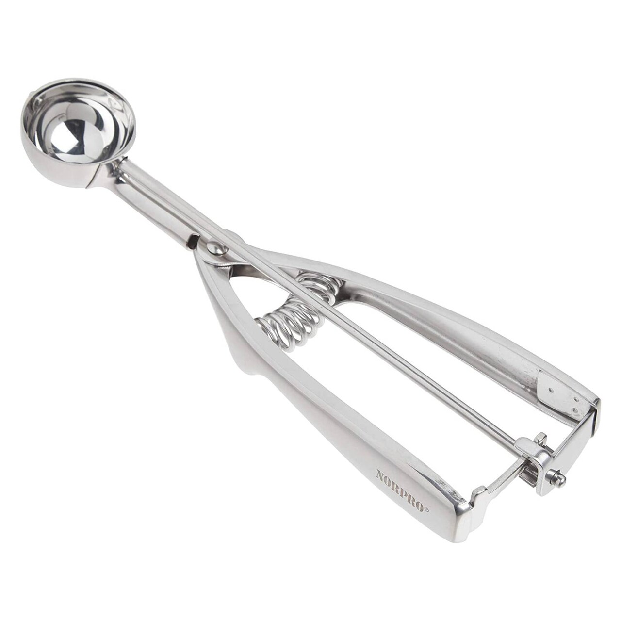 Norpro Stainless Steel Meatballer/Scoop, 35MM, (1 Tablespoon), Silver